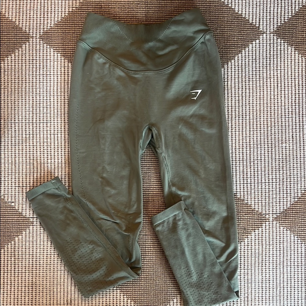 Green Gymshark Leggings